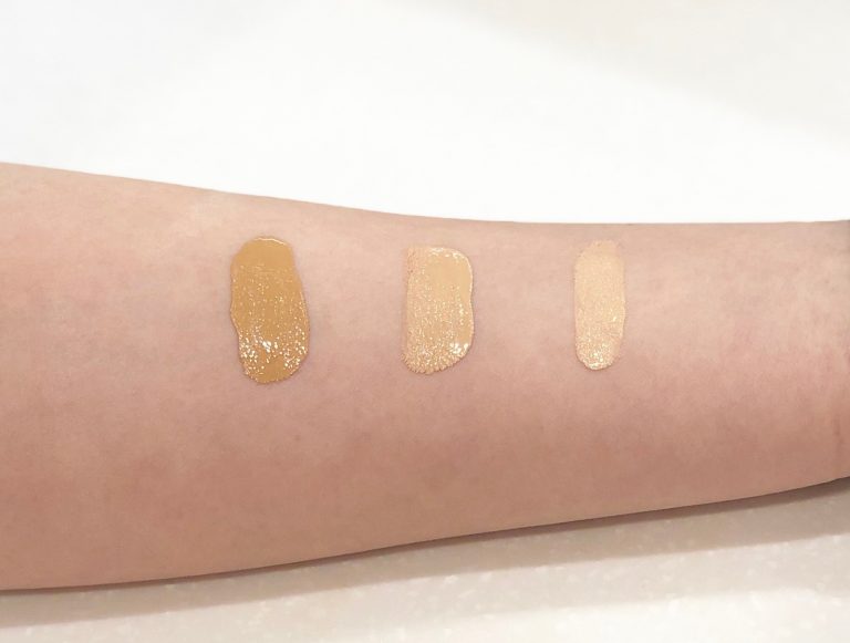 SHISEIDO サンケア商品のカラー見本
